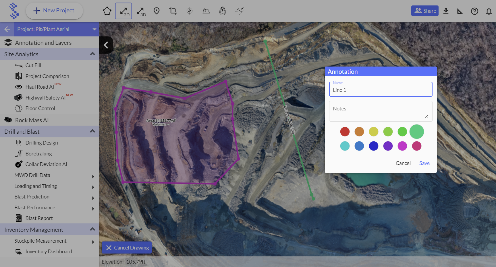 Creating Cross Sections