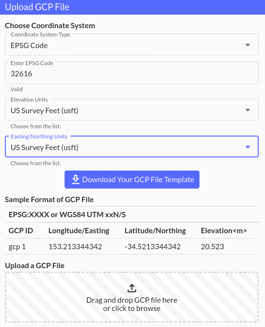 choose epsg code grass gis